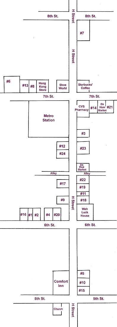 DC Chinatown Map